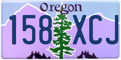 OR license plate 158XCJ