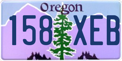 OR license plate 158XEB