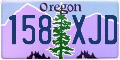 OR license plate 158XJD
