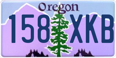 OR license plate 158XKB
