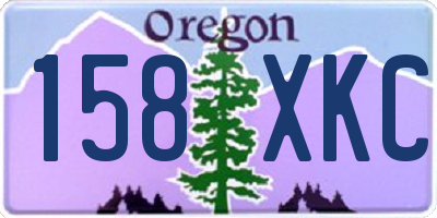 OR license plate 158XKC