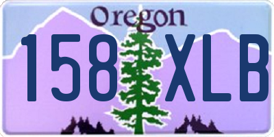 OR license plate 158XLB