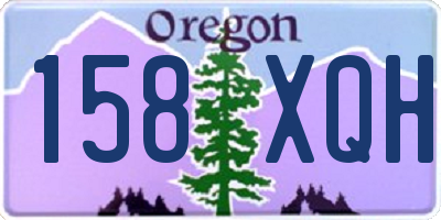 OR license plate 158XQH
