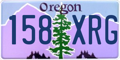 OR license plate 158XRG