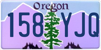 OR license plate 158YJQ