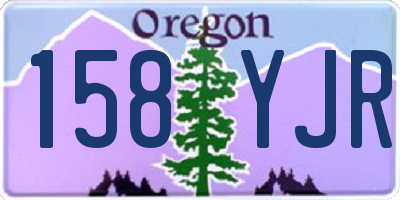 OR license plate 158YJR