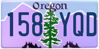 OR license plate 158YQD