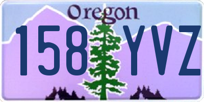 OR license plate 158YVZ
