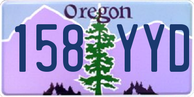 OR license plate 158YYD
