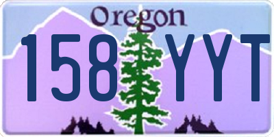 OR license plate 158YYT