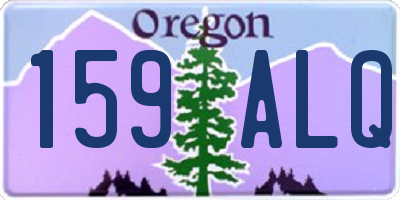OR license plate 159ALQ