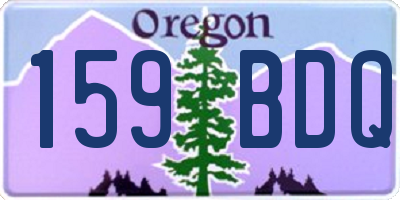 OR license plate 159BDQ