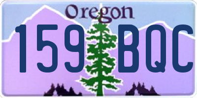 OR license plate 159BQC