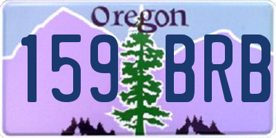 OR license plate 159BRB