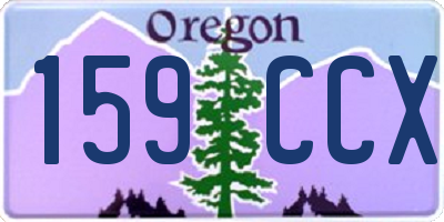 OR license plate 159CCX