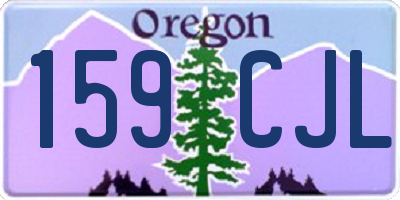 OR license plate 159CJL