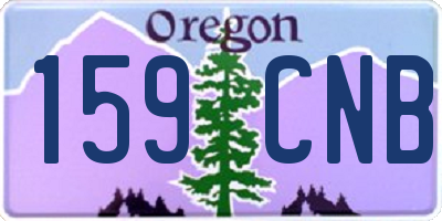 OR license plate 159CNB