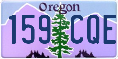 OR license plate 159CQE