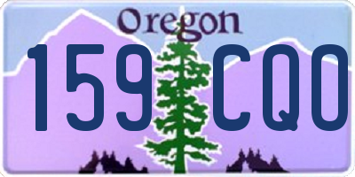 OR license plate 159CQO