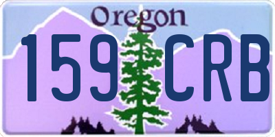 OR license plate 159CRB