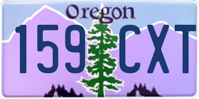 OR license plate 159CXT