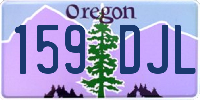 OR license plate 159DJL