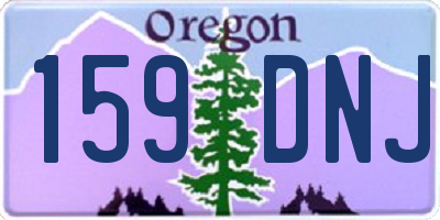 OR license plate 159DNJ