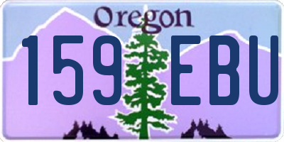 OR license plate 159EBU