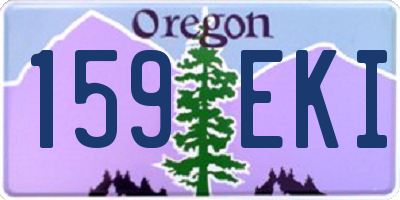 OR license plate 159EKI