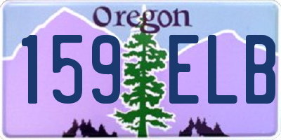OR license plate 159ELB