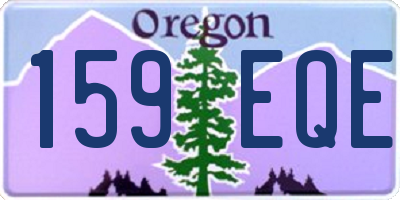 OR license plate 159EQE
