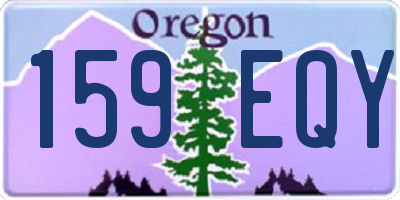 OR license plate 159EQY