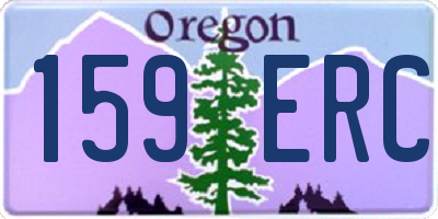 OR license plate 159ERC