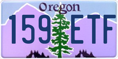 OR license plate 159ETF