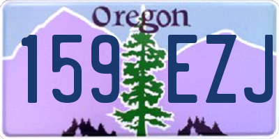OR license plate 159EZJ