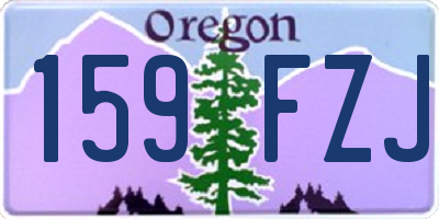 OR license plate 159FZJ