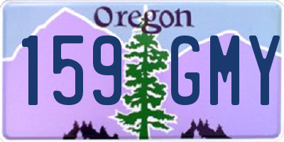OR license plate 159GMY