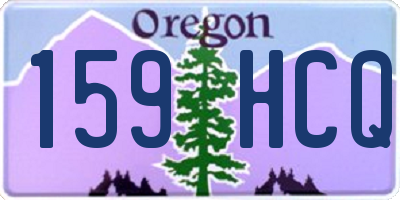 OR license plate 159HCQ