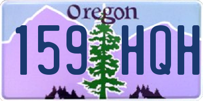 OR license plate 159HQH