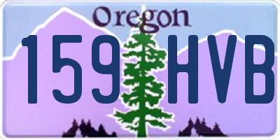 OR license plate 159HVB