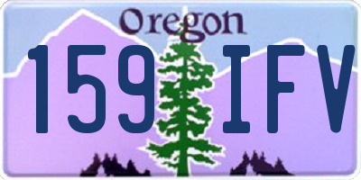 OR license plate 159IFV