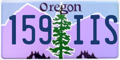OR license plate 159IIS