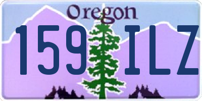 OR license plate 159ILZ