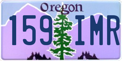 OR license plate 159IMR