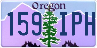 OR license plate 159IPH