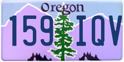 OR license plate 159IQV