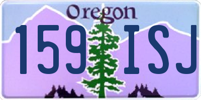 OR license plate 159ISJ