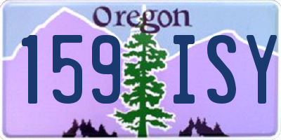 OR license plate 159ISY