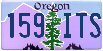 OR license plate 159ITS