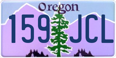 OR license plate 159JCL